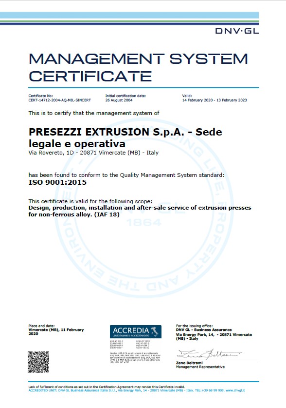 Certificate Ohsas